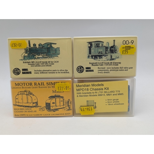 347 - Excellent N Gauge Model Kits, GEM Model Railways, Meridian Models, Body Kits Etc All New Boxed