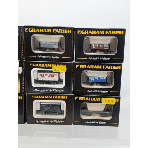 362 - Graham Farish Bachman Group 12 Boxed Wagons - All Appear in Good Order