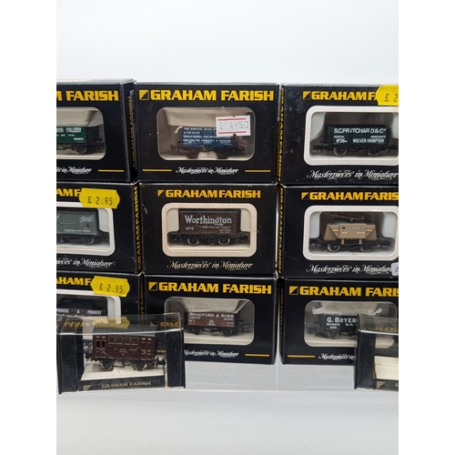 363 - Group (20) Graham Farish Bachmann Boxed Wagons - All Appear in Good Order