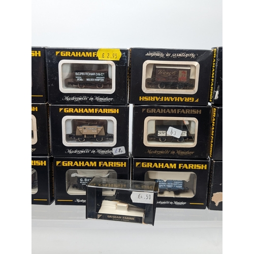 363 - Group (20) Graham Farish Bachmann Boxed Wagons - All Appear in Good Order