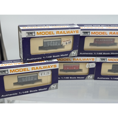 371 - Group (11) Dapol Model Railways Wagons - All Appear Unused and Boxed  To Include, Gunpowder Van Elte... 