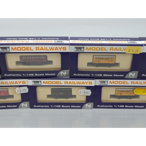 371 - Group (11) Dapol Model Railways Wagons - All Appear Unused and Boxed  To Include, Gunpowder Van Elte... 