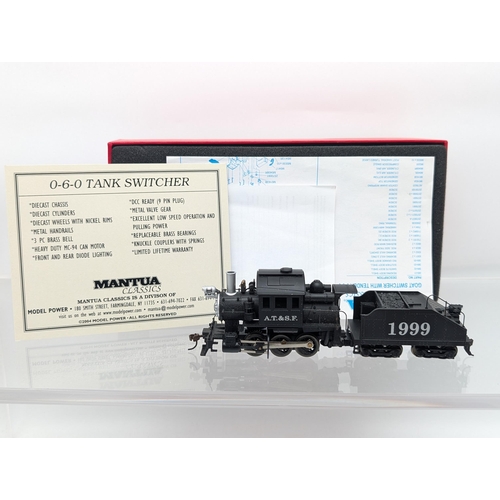 378 - This is a Mantua 389002 HO ATSF 0-6-0 Goat Switcher 389002 Boxed With Papers