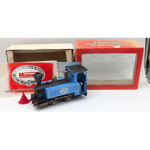 381 - Mamod SL2 'O' Gauge Live Steam Engine With Box / Magazines, Box Tatty Loco In Excellent Condition