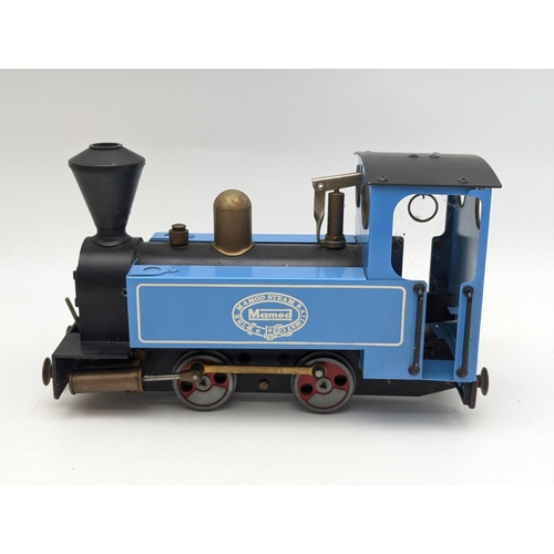 381 - Mamod SL2 'O' Gauge Live Steam Engine With Box / Magazines, Box Tatty Loco In Excellent Condition