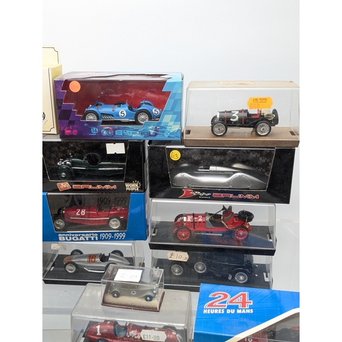 398 - Good Bundle Diecast Vehicles - Mostly Excellent Condition. Boxes A Little Tatty / Dusty Brumm, Ixo, ... 