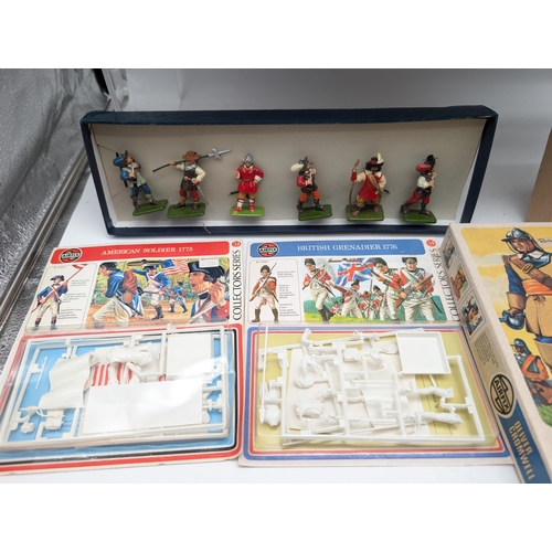 410 - Good Quantity Plastic Model Kits of Figures to Include Vintage Napoleonic, Airfix Etc