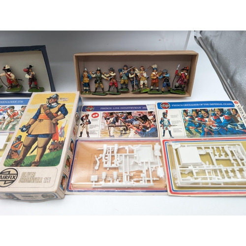 410 - Good Quantity Plastic Model Kits of Figures to Include Vintage Napoleonic, Airfix Etc