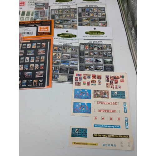 440 - Metcalf Model Kits Carded and New Plus Good Quantity Of Trackside Decals Etc