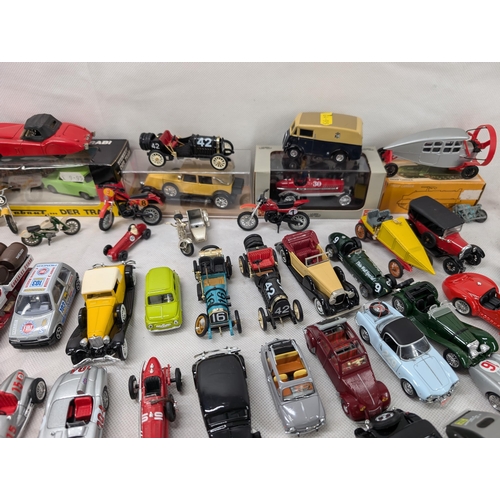 443 - Huge Quantity Appx 141 Diecast Vehicles, Only Ever Been on Display In Cabinets Burago, Brumm, Days G... 