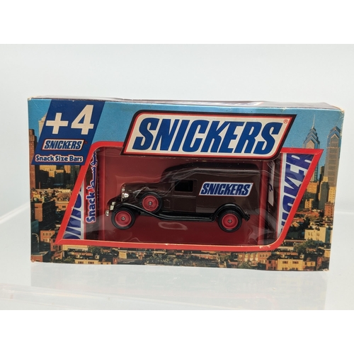 457 - Pair Sealed Mars & Snickers Diecast Vehicles With Original Chocolates Sealed