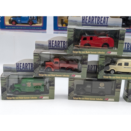 460 - Quantity 13 RNLI, Heartbeat Lledo Etc Diecast Vehicles In Box of Issue