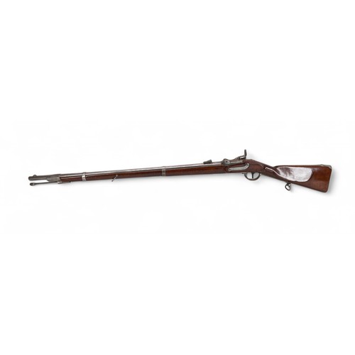 510 - Wanzl Lorenz, Breech Loading Rifle. Conversion of M1854 & 1862 Cartridge 14x33mm Wanzl Rimfire. Proo... 