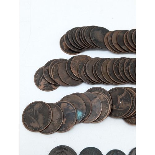 523 - Large Quantity UK Pre Decimal, Pennies / 1/2 Pennies. To Include Large Bundle Victoria, 4 Carthwheel... 