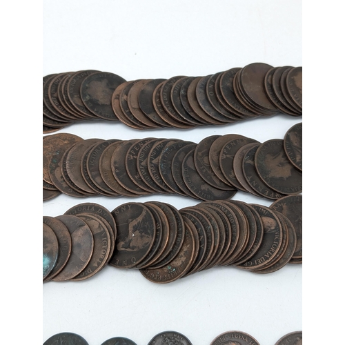 523 - Large Quantity UK Pre Decimal, Pennies / 1/2 Pennies. To Include Large Bundle Victoria, 4 Carthwheel... 