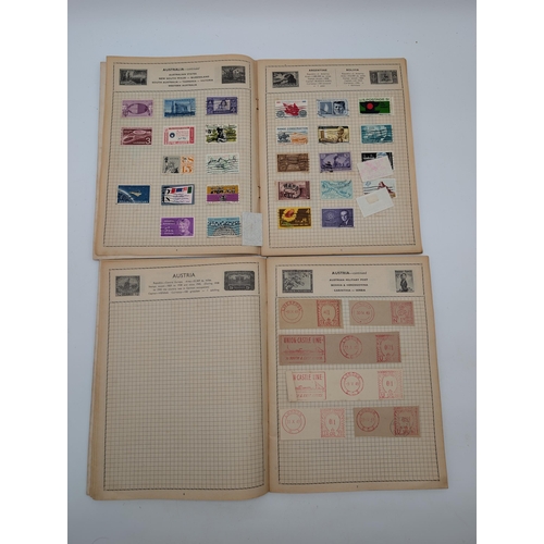 536 - Two Stamp Albums, Comprising Mostly American And British Postal Meter Marks