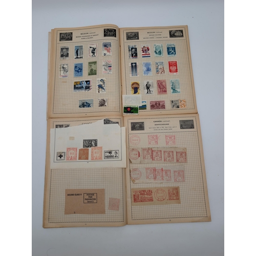 536 - Two Stamp Albums, Comprising Mostly American And British Postal Meter Marks