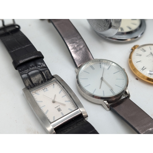 556 - Group Vintage Watches, Pocket watches Etc Some Working Some for Repair To Include Bulova, Ingersoll,... 