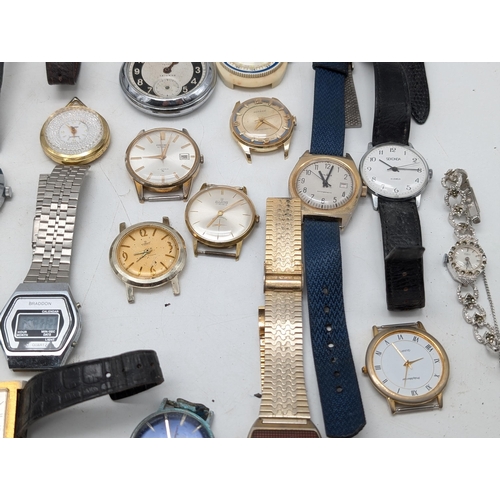 561 - Bundle of Vintage Watches and Pocket Watches For Spares and Repairs. Including Sekonda, Seiko ETC