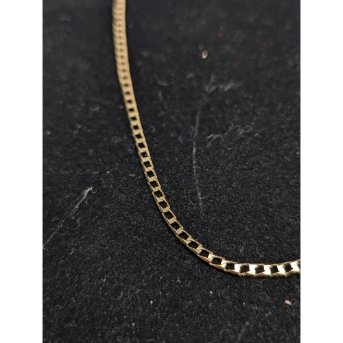 587 - 9Ct Gold Chain. Weighing 3.92g Hallmarked.Approx 14inches.