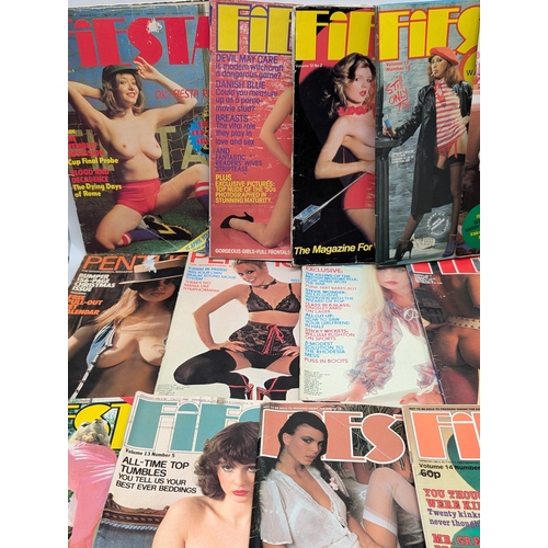 617 - Qauntity of Adult Magazines - Fiesta and Penthouse - 23 Volumes