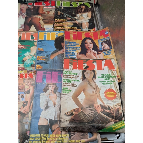 617 - Qauntity of Adult Magazines - Fiesta and Penthouse - 23 Volumes