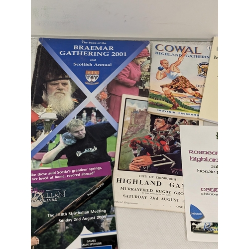 104 - Highland Games Souvenir Programmes