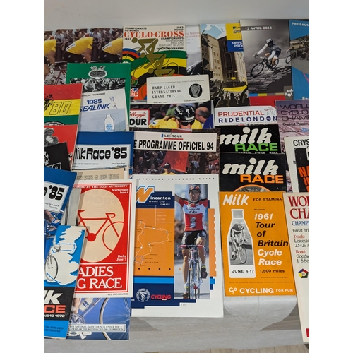 107 - Tour De France / Cycling - Various programmes Spanning Multiple Decades Some Very Good Ones Here