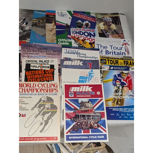 107 - Tour De France / Cycling - Various programmes Spanning Multiple Decades Some Very Good Ones Here