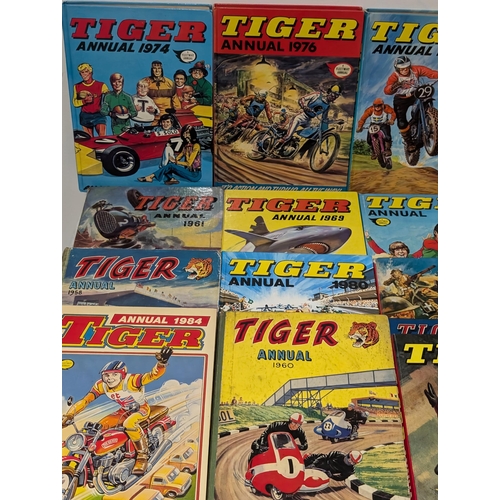 110 - 37 Tiger Annuals - Spanning Several Decades