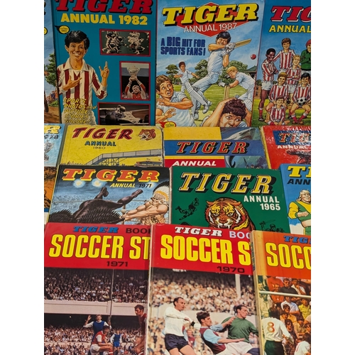 110 - 37 Tiger Annuals - Spanning Several Decades