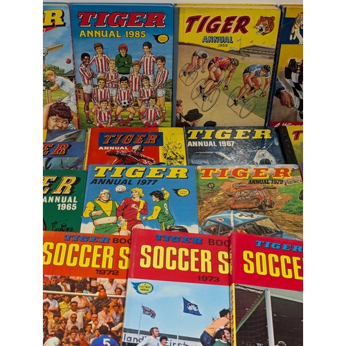 110 - 37 Tiger Annuals - Spanning Several Decades