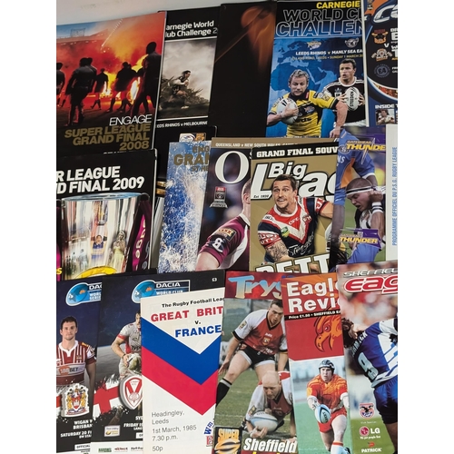 116 - Rugby League - Large Bundle Programmes