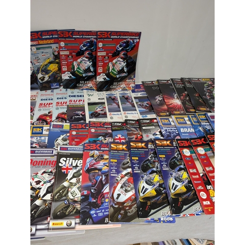 117 - Superbikes - Large Quantity Mostly 90/00s Superbike Programmes