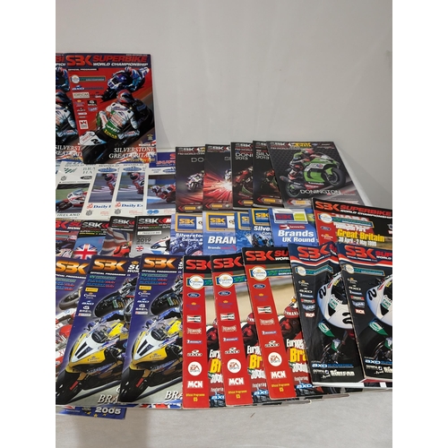 117 - Superbikes - Large Quantity Mostly 90/00s Superbike Programmes