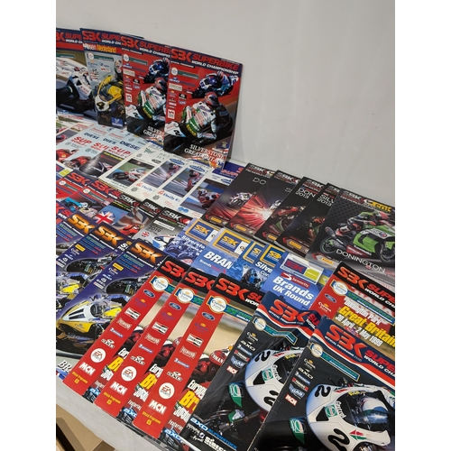 117 - Superbikes - Large Quantity Mostly 90/00s Superbike Programmes