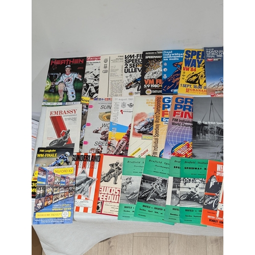 120 - Speedway, Excellent Bundle Programmes 60s-Now