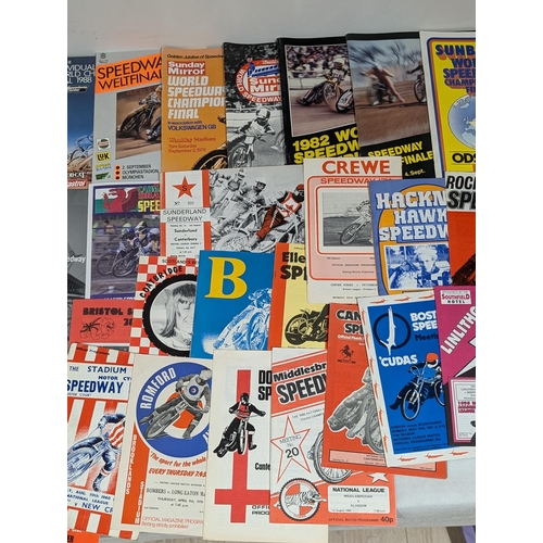 120 - Speedway, Excellent Bundle Programmes 60s-Now