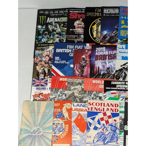 122 - Speedway Vintage Bundle - Good Selection Vintage Speedway Programmes 60s Onwards