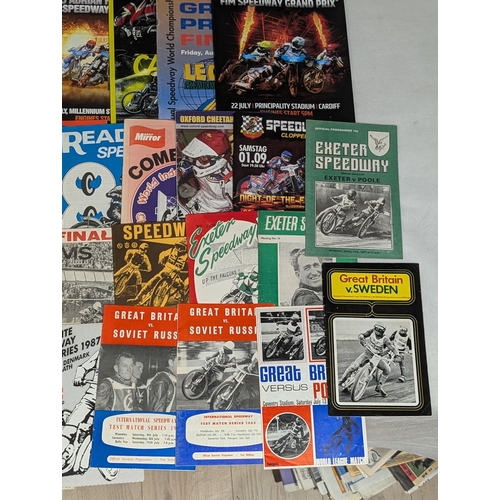 122 - Speedway Vintage Bundle - Good Selection Vintage Speedway Programmes 60s Onwards