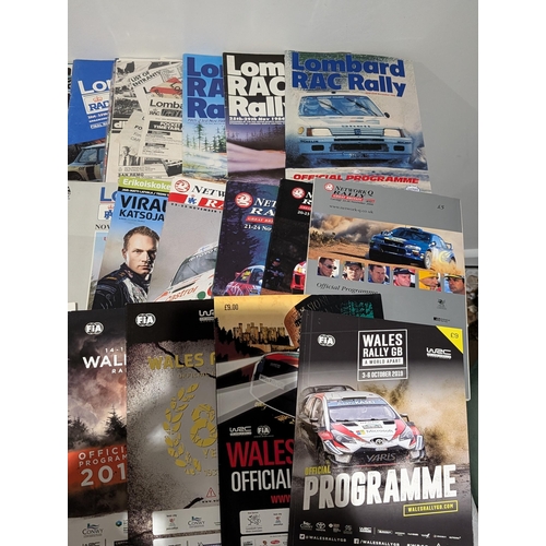 126 - Rally Bundle - Vintage Rally Programmes - Good Bundle