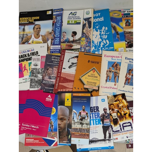 139 - Athletics - Large Bundle Various Programmes - Some Vintage