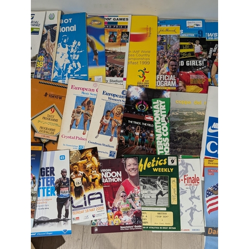 139 - Athletics - Large Bundle Various Programmes - Some Vintage