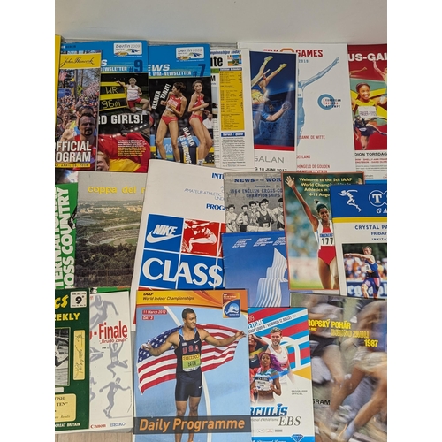 139 - Athletics - Large Bundle Various Programmes - Some Vintage