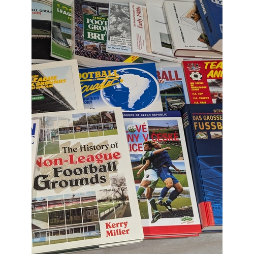 142 - Huge Quantity Football Grounds Books Reference Books