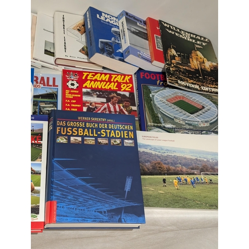 142 - Huge Quantity Football Grounds Books Reference Books