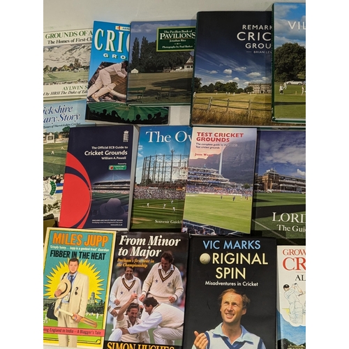 143 - Cricket - Large Quantity Cricket Grounds Reference Books