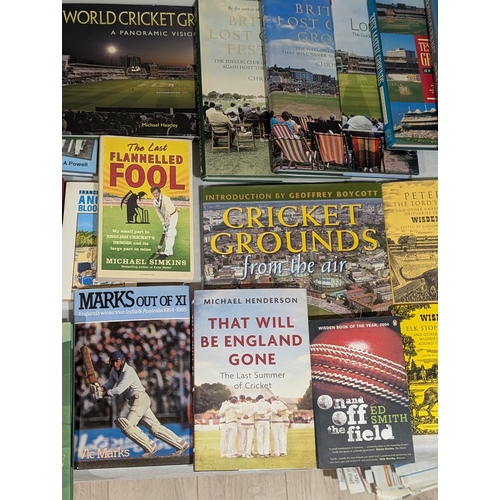 143 - Cricket - Large Quantity Cricket Grounds Reference Books