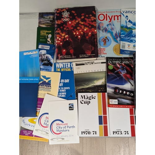 145 - Olympics Bundle - Programmes Catalogues Etc