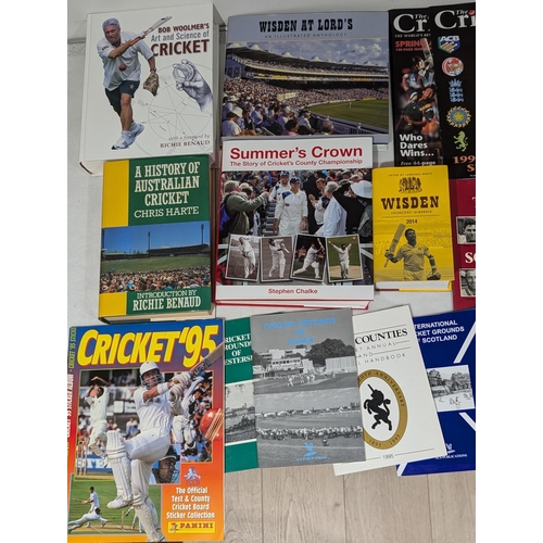 146 - Cricket - Good Bundle Cricket Grounds Ephemera / Programmes Etc